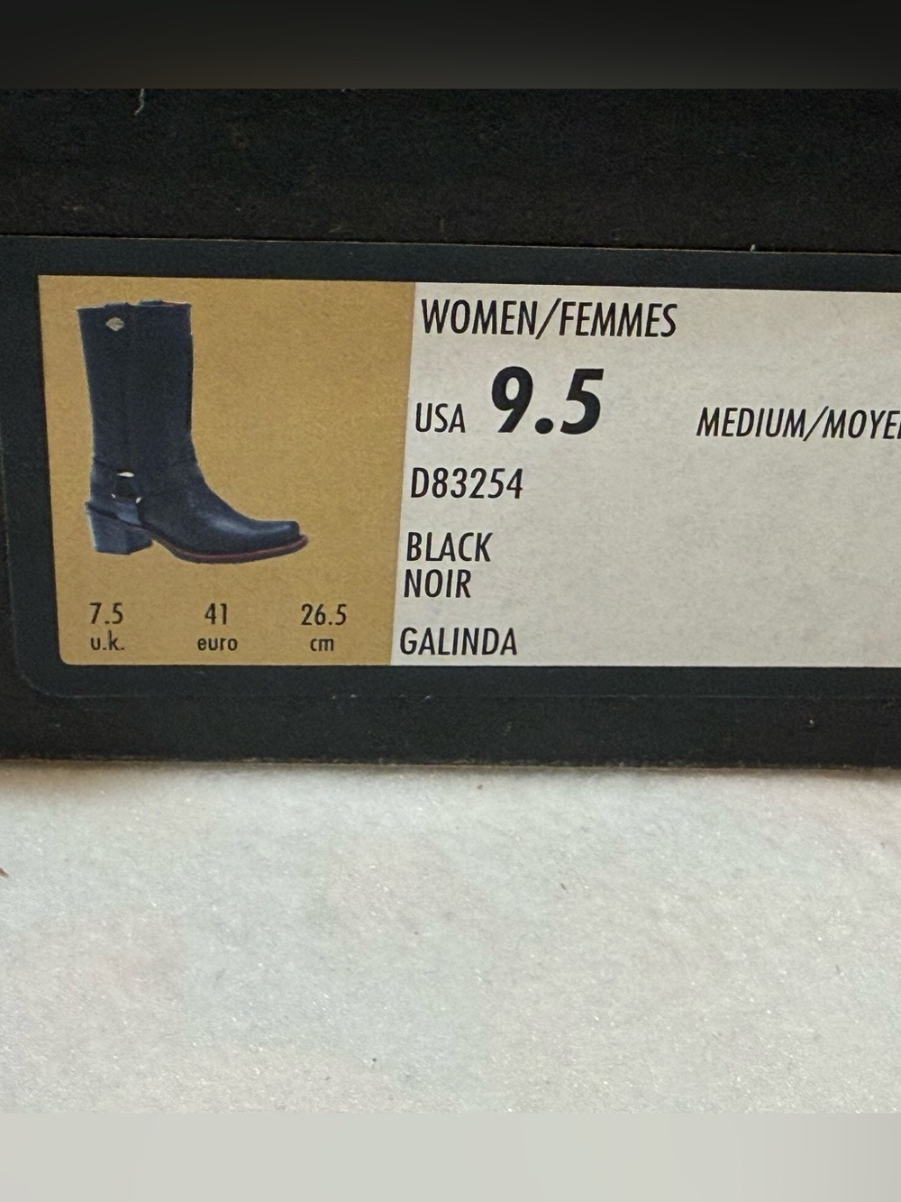 Harley-Davidson® Women's Galinda Black
Motorcycle Boots. D83254. Size 9.5M - Picture 12 of 12